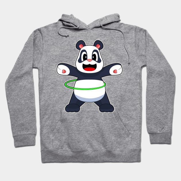 Panda Fitness Gymnastics Sports Hoodie by Markus Schnabel